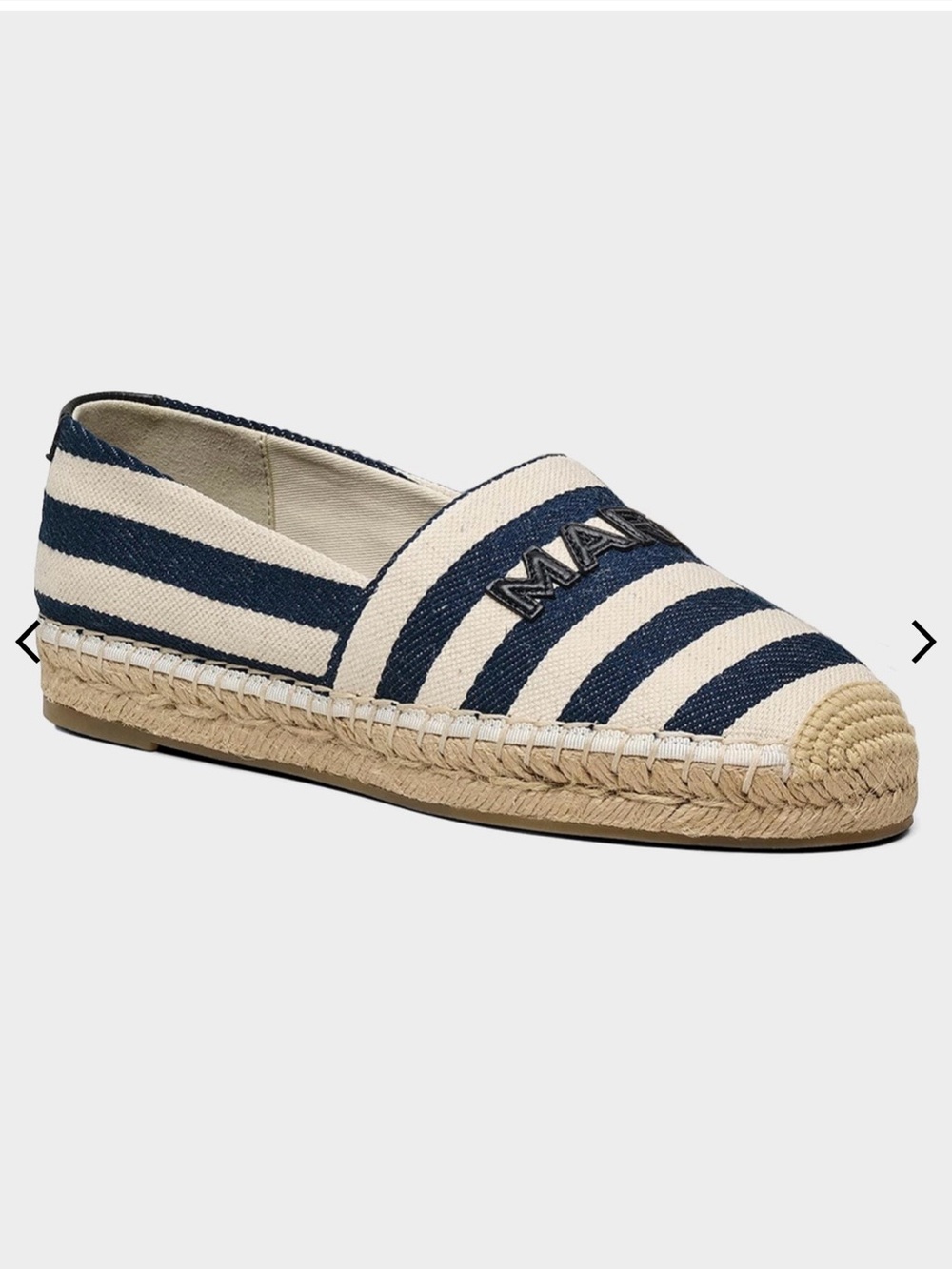 New Marc Jacobs The Striped Canvas Espadrilles in size 9 (39) - Picture 1 of 9